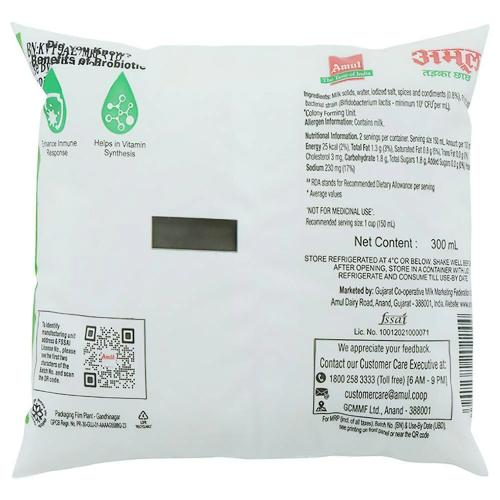 Amul Tadka Chaas Pouch 270 Ml