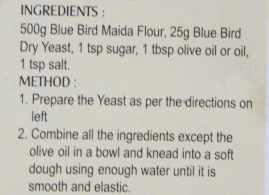 Blue Bird Dry Yeast Box 25 Gm