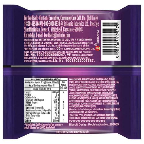 Britannia Jim Jam Cream Biscuit 138 Gm