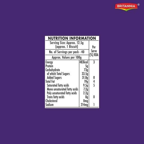 Britannia Jim Jam Cream Biscuit 138 Gm