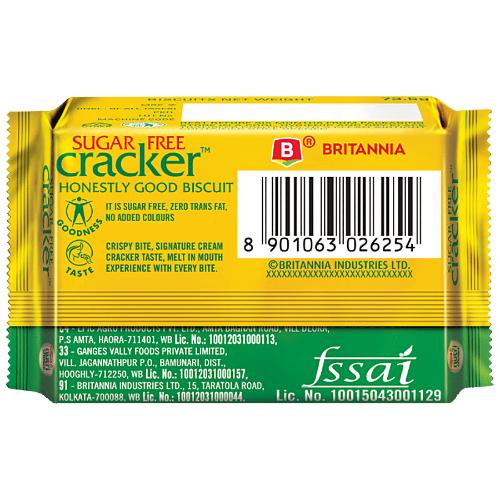 Britannia Nutri Choice Sugar Free Cracker 67 Gm