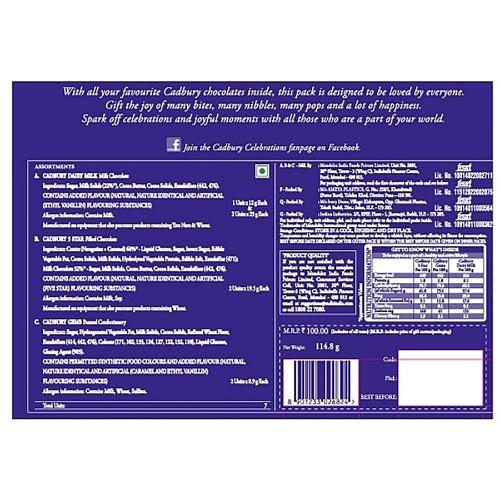 Cadbury Celebrations Assorted Chocolates Gift Box 144 Gm