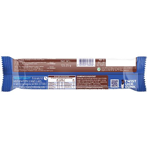 Cadbury Oreo Chocolate Creme Biscuits 120 Gm