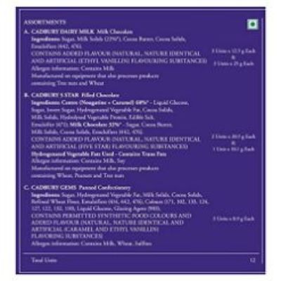 Cadbury Celebrations Assorted Chocolates Gift Box 189 Gm