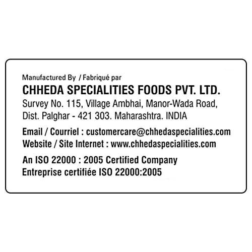 Chheda'S Farali Potato Chivda 170 Gm