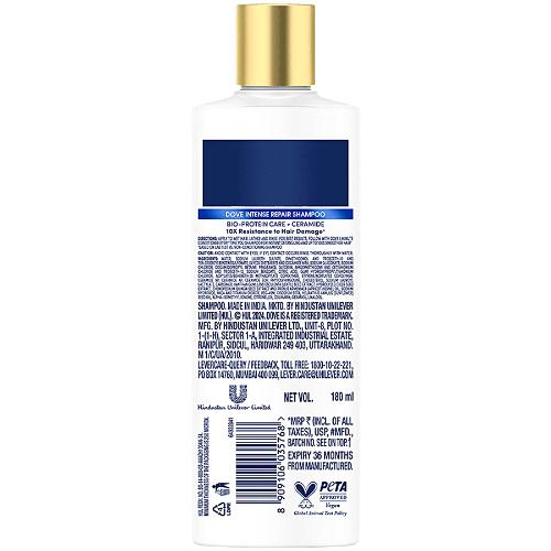 Dove Intense Repair Shampoo 180 Ml