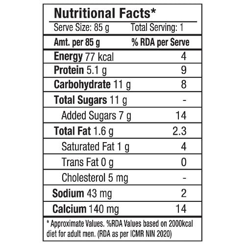 Epigamia Strawberry 85 Gm