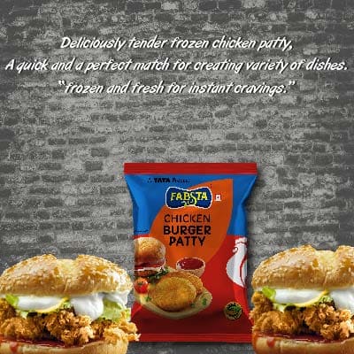 Fabsta Chicken Burger Patty 480Gm
