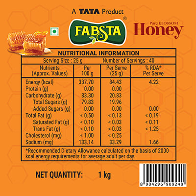 Fabsta Honey Jar 1 Kg