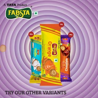 Fabsta Orange Cream Biscuits 50 Gm