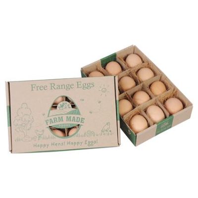 Farm Made Free Range Eggs Pack Of 24