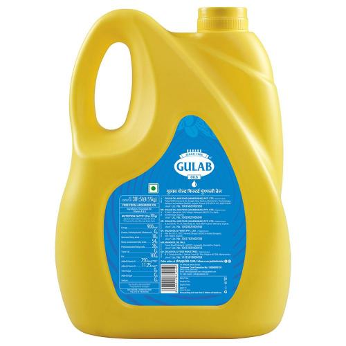 Gulab Filtered Groundnut Oil Jar 4.35 Kg