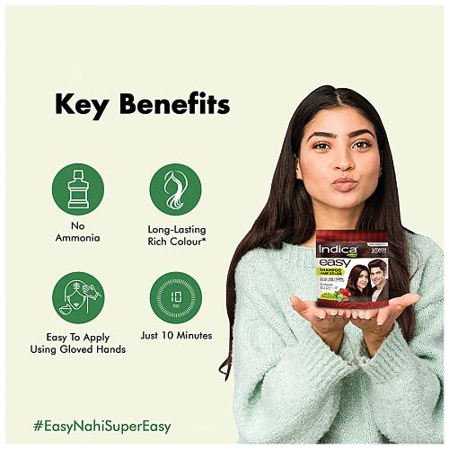 Indica Easy Dark Brown Hair Colour 25 Ml