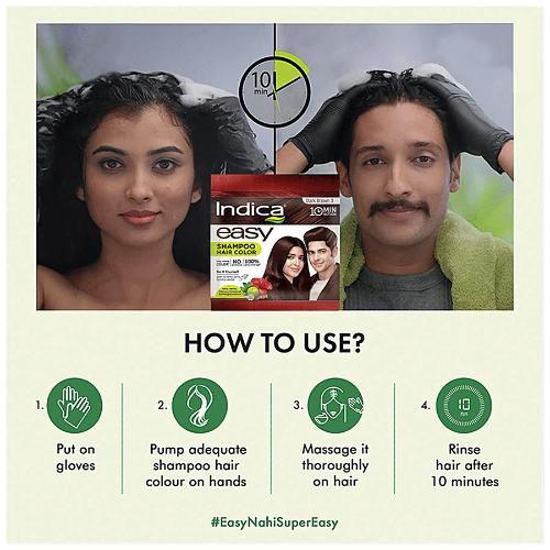 Indica Easy Dark Brown Hair Colour 25 Ml