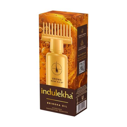 Indulekha Bringha Oil, Reduces Hair Fall And Grows New Hair, 1 Ayurvedic Oil 100 Ml