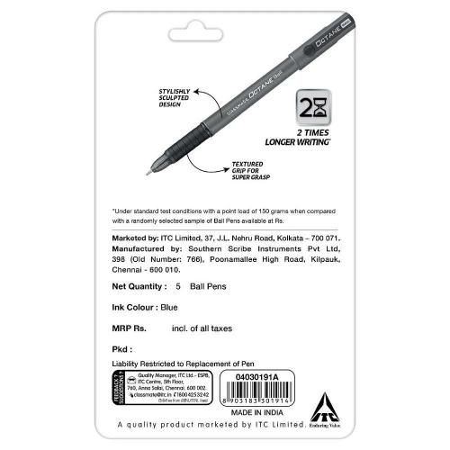 Itc Octane Ball Pen Pack Of 5