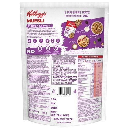 Kellogg'S Millet Muesli 500 Gm