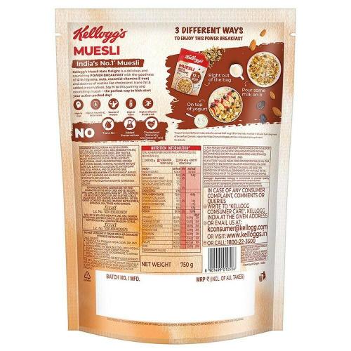 Kellogg'S Muesli Nuts Delight 750 Gm