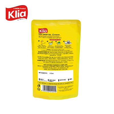 Klia Dishwash Gel Lemon 115 Ml