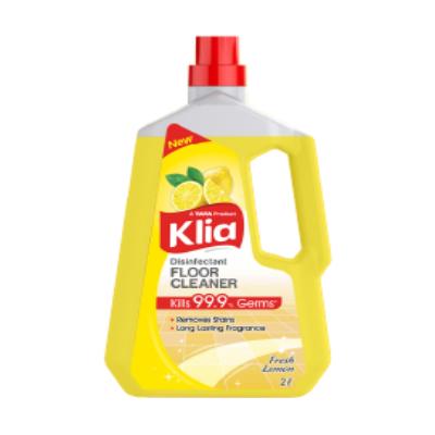 Klia Disinfectant Lemon Floor Cleaner 2 Ltr