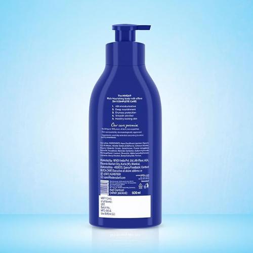 Nivea Nourishing Body Milk Lotion 600Ml