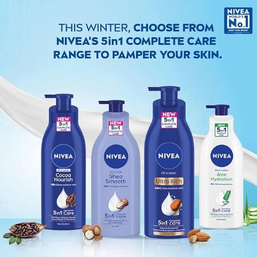 Nivea Nourishing Body Milk Lotion 600Ml