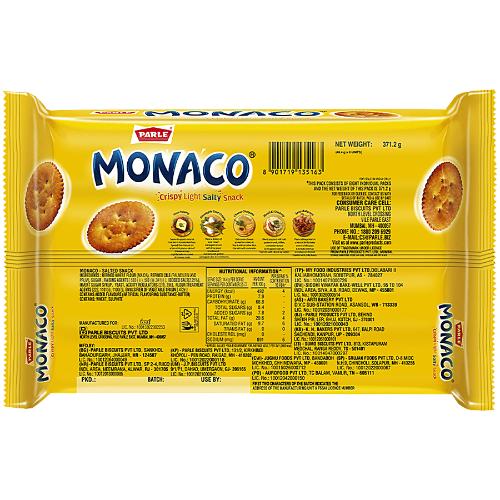 Parle Monaco Classic Salted Cracker 371 Gm