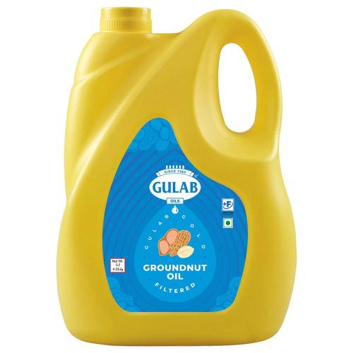 Gulab Filtered Groundnut Oil Jar 4.35 Kg