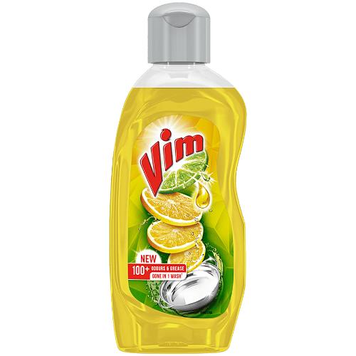 Vim Dishwash Liquid Gel Lemon Bottle 250 Ml