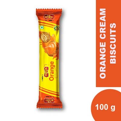 Fabsta Orange Cream Biscuits 100 Gm