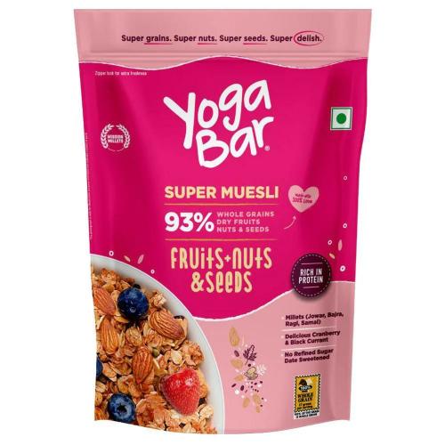 Yogabar Muesli Fruits Nuts & Seeds 400 Gm