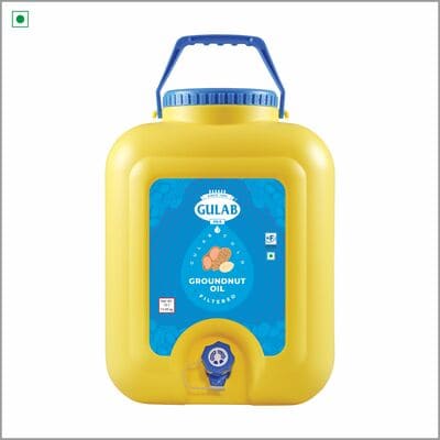 Gulab Filtered Groundnut Oil 15 Ltr Jar