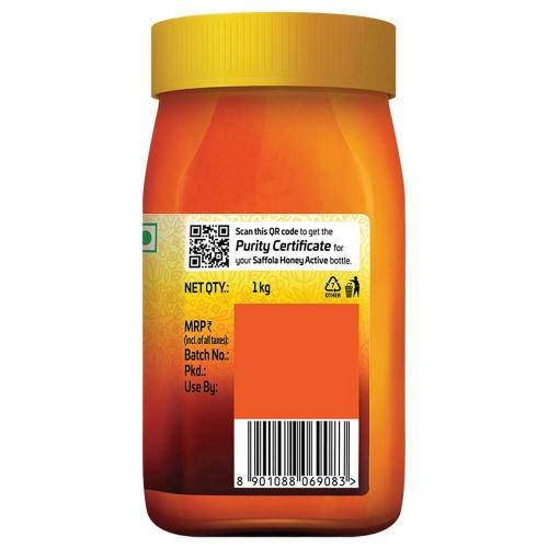 Saffola Plain Honey 1 Kg