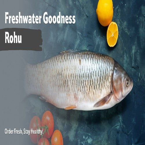 Starfresh Fresh Water Rohu (Round Cut) About 1 Kg To 1.5 Kg