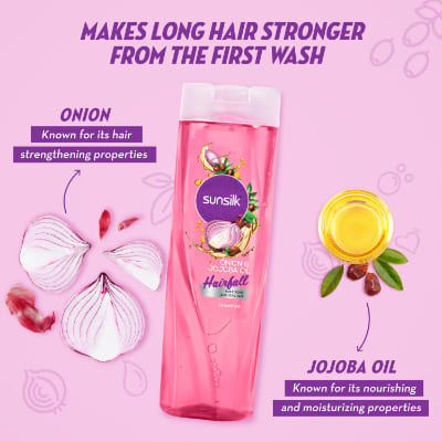 Sunsilk Hairfall Shampoo With Onion & Jojoba Oil 195 Ml