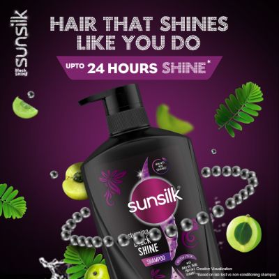 Sunsilk Stunning Black Shine Shampoo 650 Ml
