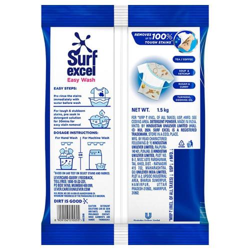 Surf Excel Easy Wash Detergent Powder 1.5 Kg
