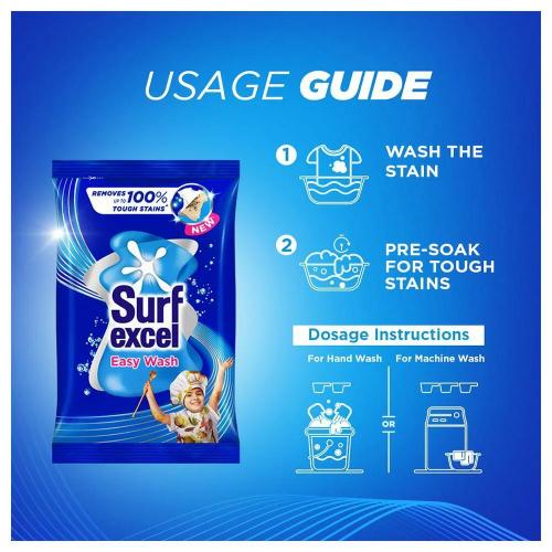 Surf Excel Easy Wash Detergent Powder 1 Kg