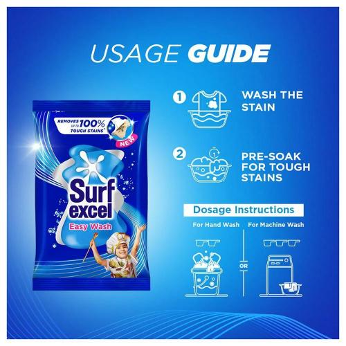 Surf Excel Easy Wash Detergent Powder 500 G