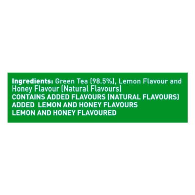 Tetley Green Lemon Honey Tea Bag 100 Pcs