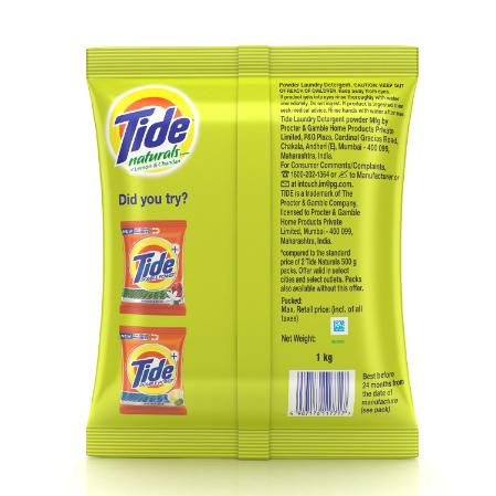 Tide Naturals Detergent Powder 800G