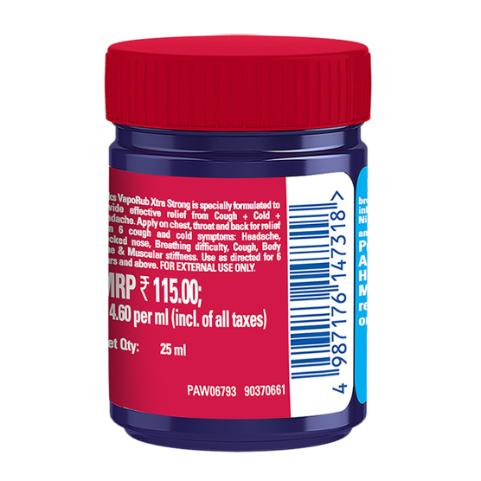 Vicks Vaporub Xtra Strong 25Ml