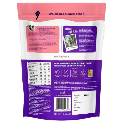Yogabar Muesli Dark Choco Cranberry 400 Gm