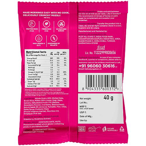 Yogabar Fruits Nuts And Seeds Muesli 40 Gm