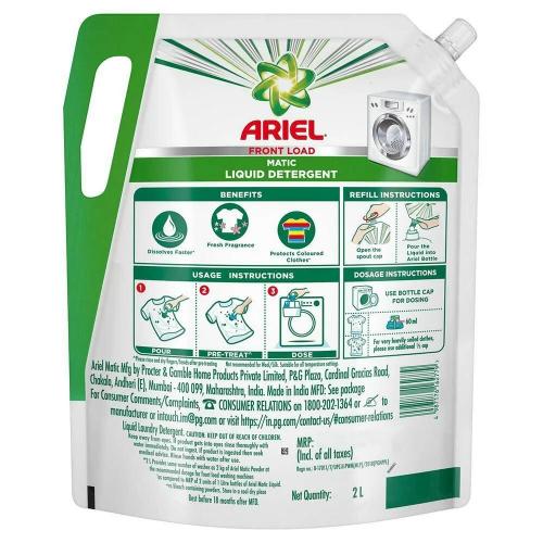 Ariel Matic Front Load Liquid Detergent 2 Ltr