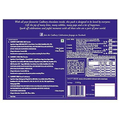 Cadbury Celebrations Assorted Chocolates Gift Box 144 Gm