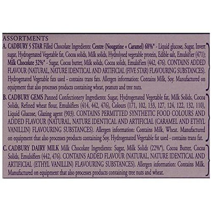 Cadbury Celebrations Assorted Chocolates Gift Box 144 Gm