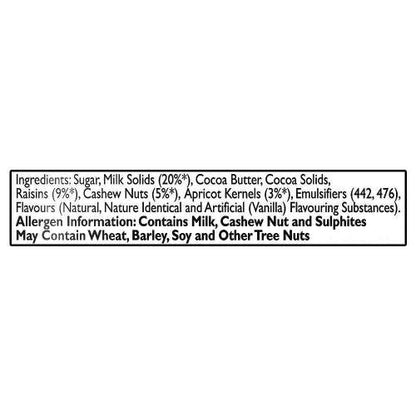 Cadbury Fruit And Nut Chocolate Bar 55 Gm