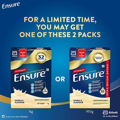 Ensure Vanilla Drink 950 Gm
