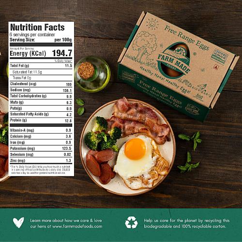 Farm Made Free Range Eggs 12 Pcs